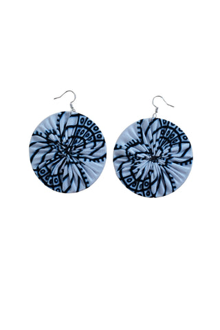 Earrings - 200 - African Ankara Wax Cotton Print