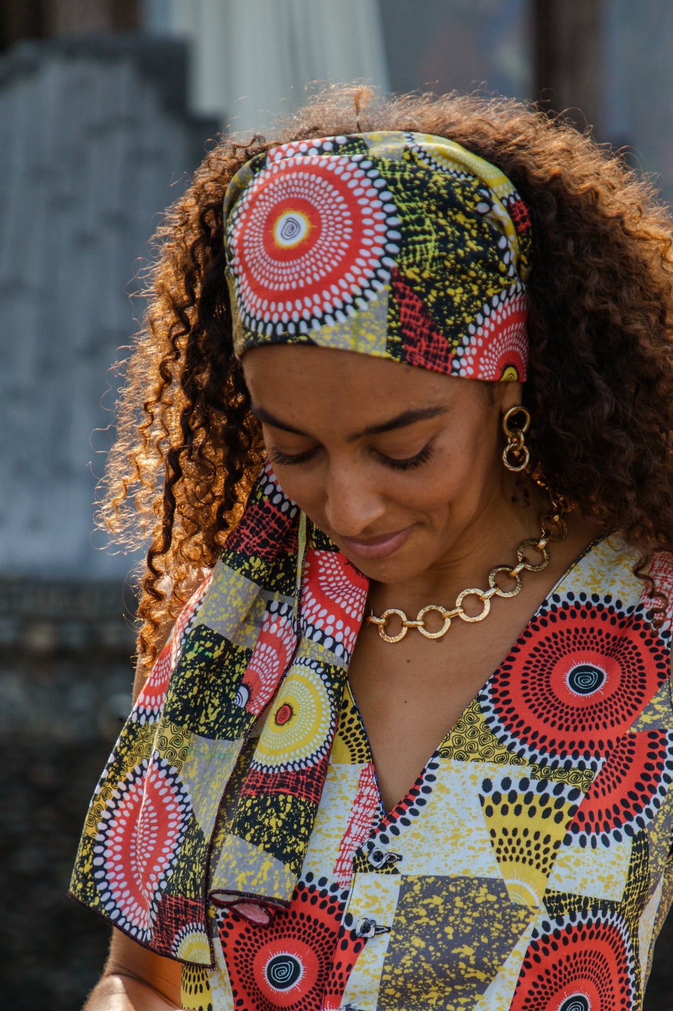 Dreamy Mirage Dark Headwrap - GOLDEN OASIS OAOG 2.0