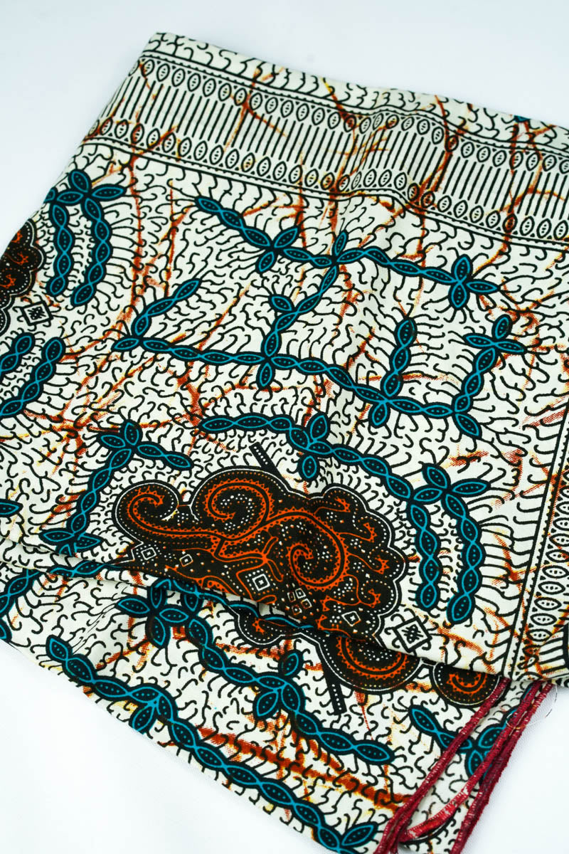 Freeda Headwrap - White Back Tortoise Print
